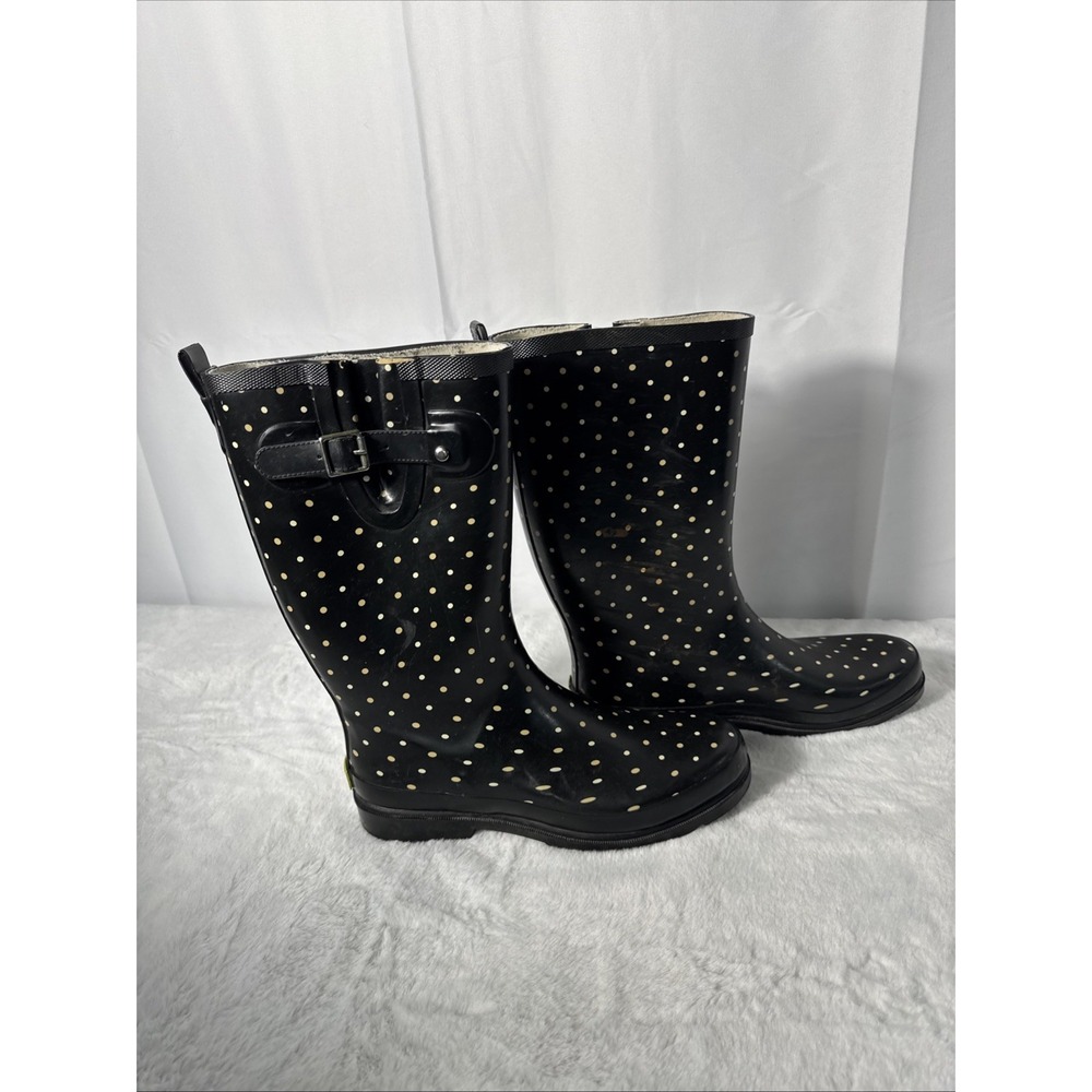 Western Chief Women's Polka Dot Rain Boots Size 9 - Picture 4 of 6